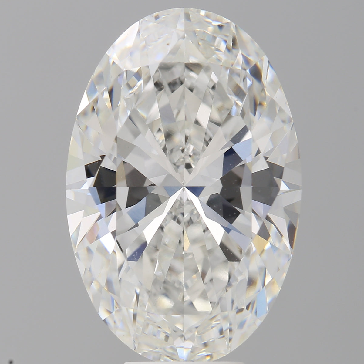 9.08 Carat Oval Shaped, Ideal Cut, F Color, VVS2 Clarity, IGI Certified Lab Grown Diamond