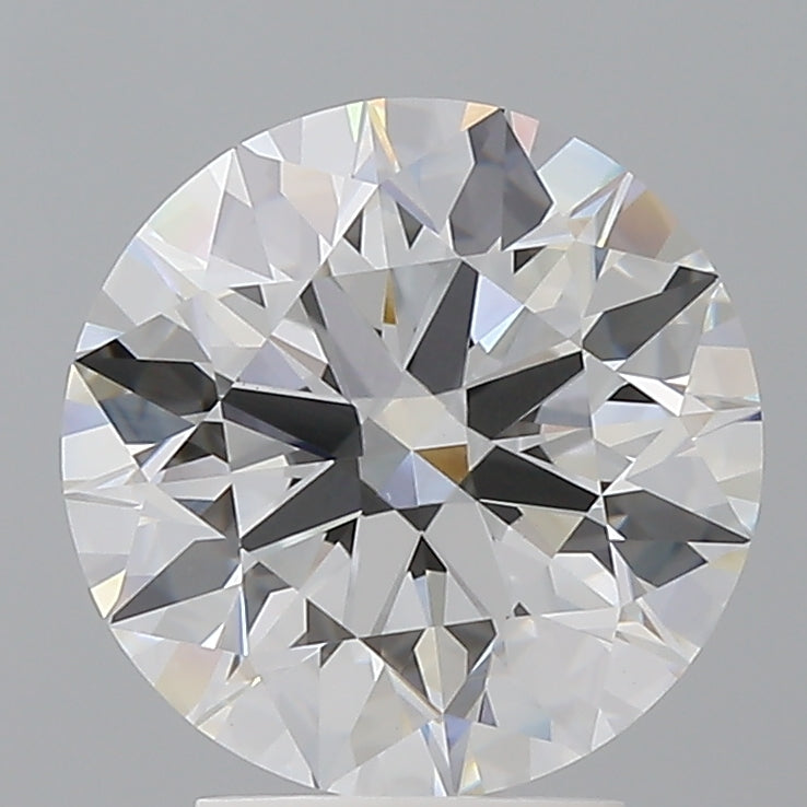 3.55 Carat Round Shaped, Ideal Cut, E Color, VVS2 Clarity, IGI Certified Lab Grown Diamond