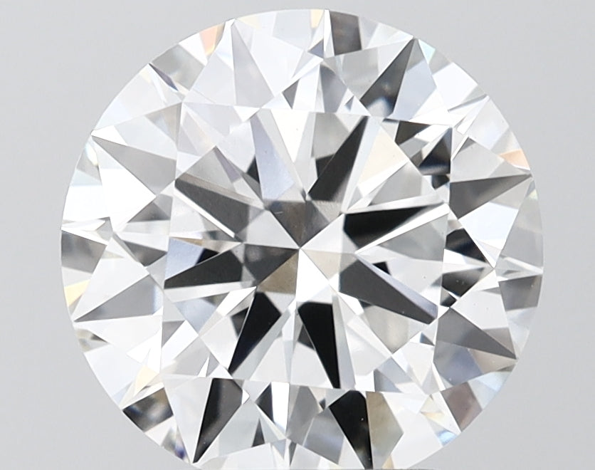 3.60 Carat Round Shaped, Excellent Cut, F Color, VS1 Clarity, IGI Certified Lab Grown Diamond