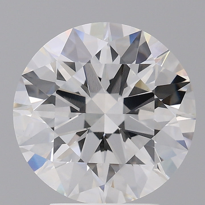3.55 Carat Round Shaped, Ideal Cut, E Color, VVS2 Clarity, IGI Certified Lab Grown Diamond