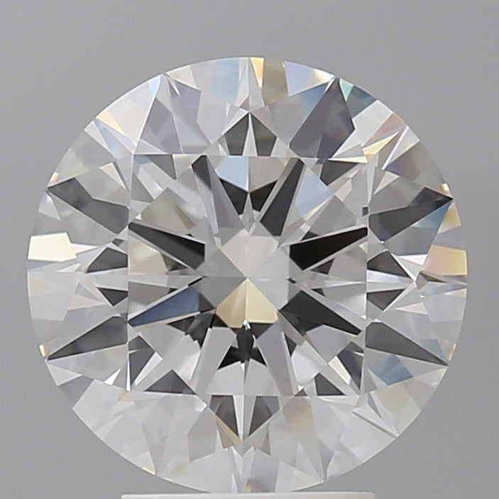 4.04 Carat Round Shaped, Ideal Cut, E Color, VVS2 Clarity, IGI Certified Lab Grown Diamond