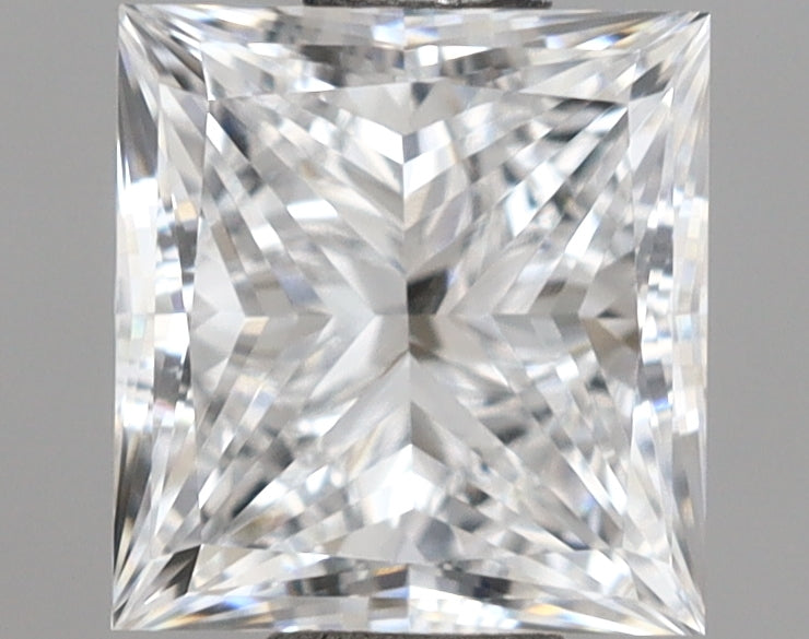 1.01 Carat Princess Shaped, Excellent Cut, E Color, VVS1 Clarity, IGI Certified Lab Grown Diamond