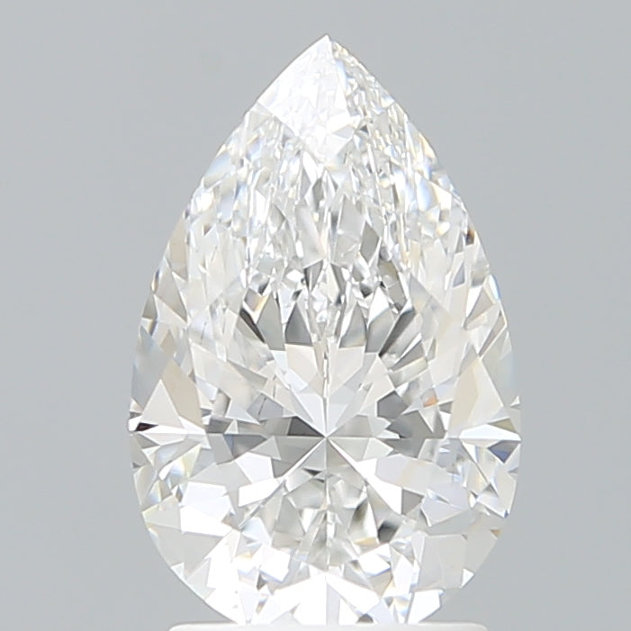 2.23 Carat Pear Shaped, Excellent Cut, D Color, VS1 Clarity, IGI Certified Lab Grown Diamond