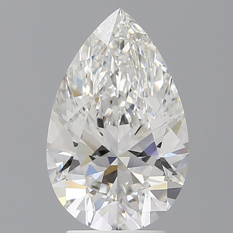 3.54 Carat Pear Shaped, Ideal Cut, E Color, VVS2 Clarity, IGI Certified Lab Grown Diamond