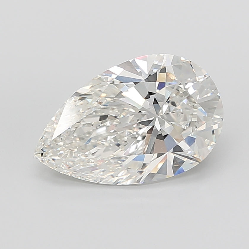 10.03 Carat Pear Shaped, Ideal Cut, G Color, VS1 Clarity, IGI Certified Lab Grown Diamond