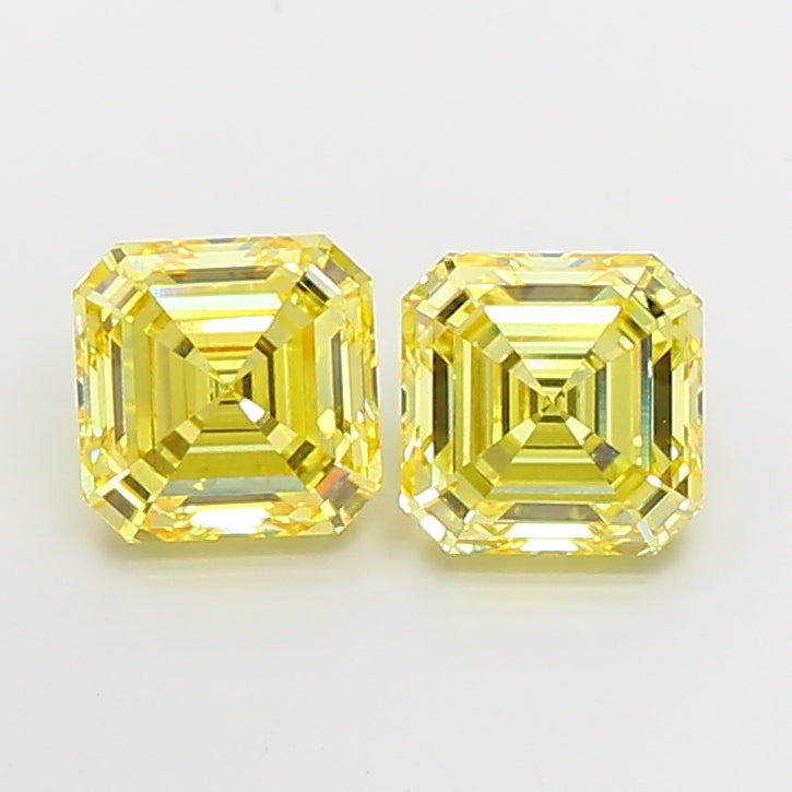 3.09 Carat Asscher Shaped, Excellent Cut, VS1 Clarity, IGI Certified Lab Grown Diamond