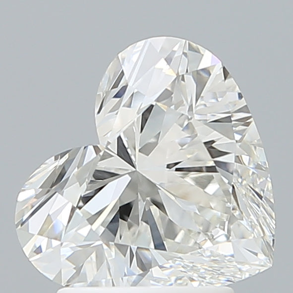 2.25 Carat Heart Shaped, Ideal Cut, F Color, VVS2 Clarity, IGI Certified Lab Grown Diamond