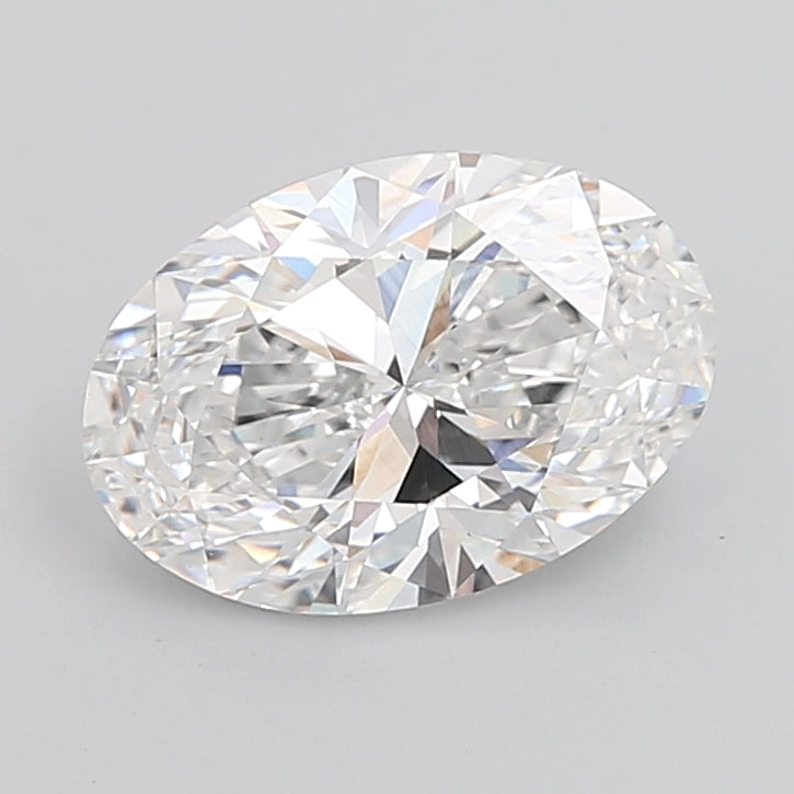 4.04 Carat Oval Shaped, Ideal Cut, D Color, VVS2 Clarity, IGI Certified Lab Grown Diamond