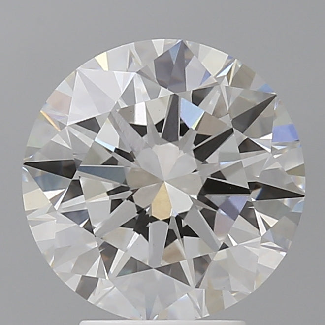 4.02 Carat Round Shaped, Excellent Cut, F Color, VVS2 Clarity, IGI Certified Lab Grown Diamond