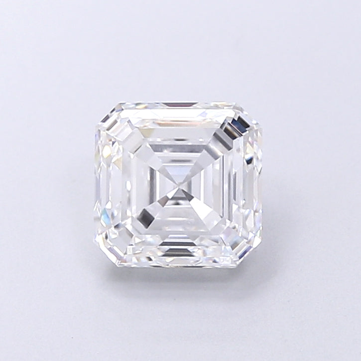 1.87 Carat Asscher Shaped, Very Good Cut, D Color, VVS1 Clarity, IGI Certified Lab Grown Diamond