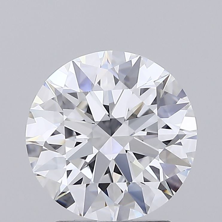 2.40 Carat Round Shaped, Ideal Cut, D Color, IF Clarity, IGI Certified Lab Grown Diamond