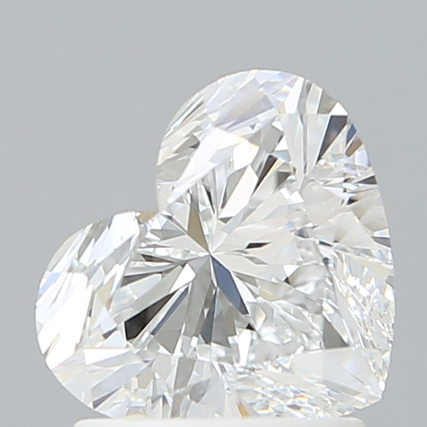1.53 Carat Heart Shaped, Ideal Cut, D Color, VS1 Clarity, IGI Certified Lab Grown Diamond