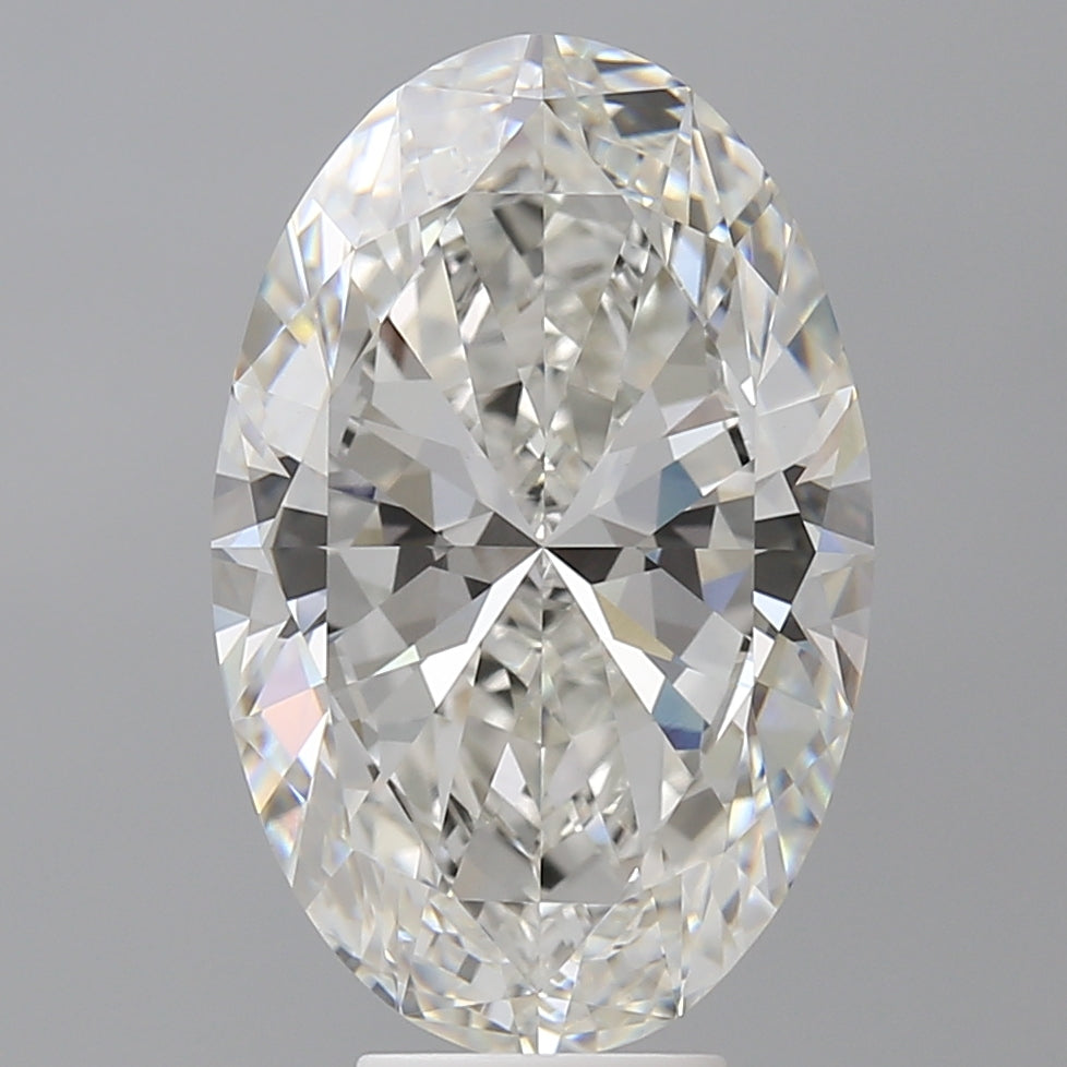 7.51 Carat Oval Shaped, Excellent Cut, F Color, VVS2 Clarity, IGI Certified Lab Grown Diamond