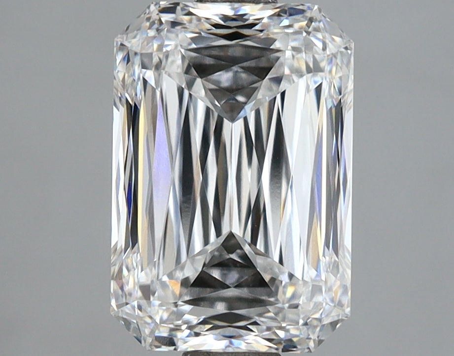 3.02 Carat Radiant Shaped, Ideal Cut, D Color, VVS1 Clarity, IGI Certified Lab Grown Diamond