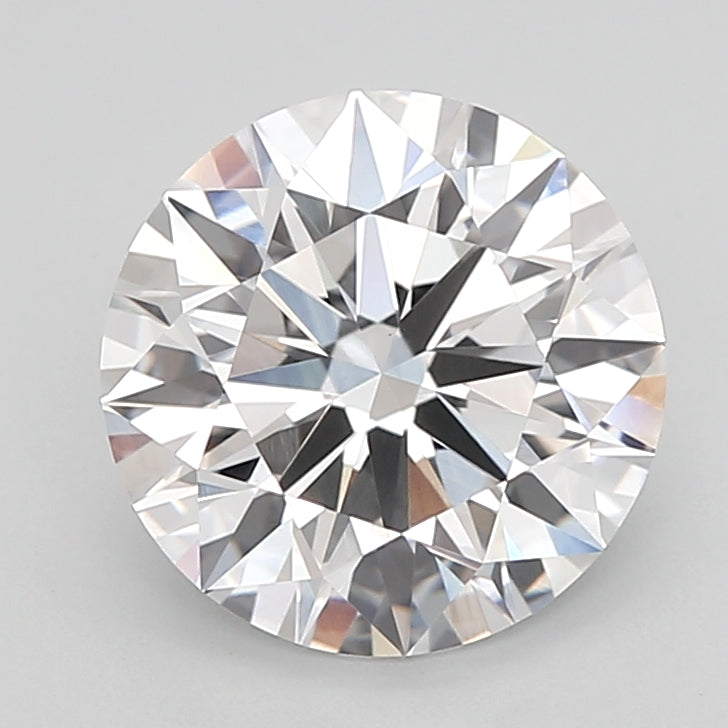 3.04 Carat Round Shaped, Ideal Cut, E Color, VVS2 Clarity, IGI Certified Lab Grown Diamond