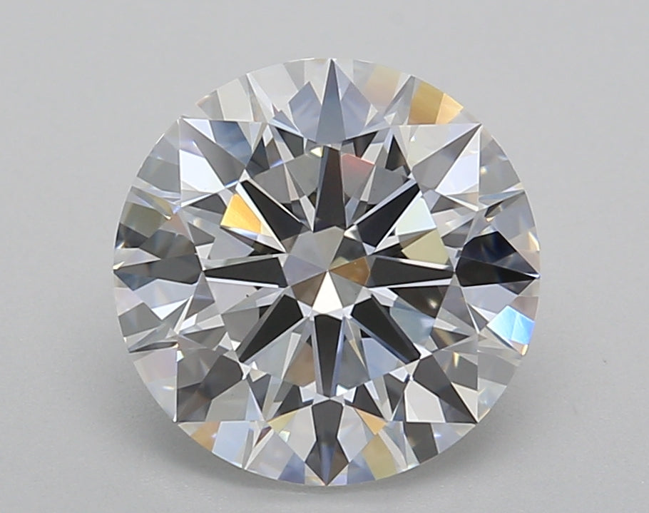 3.02 Carat Round Shaped, Ideal Cut, D Color, VS1 Clarity, IGI Certified Lab Grown Diamond