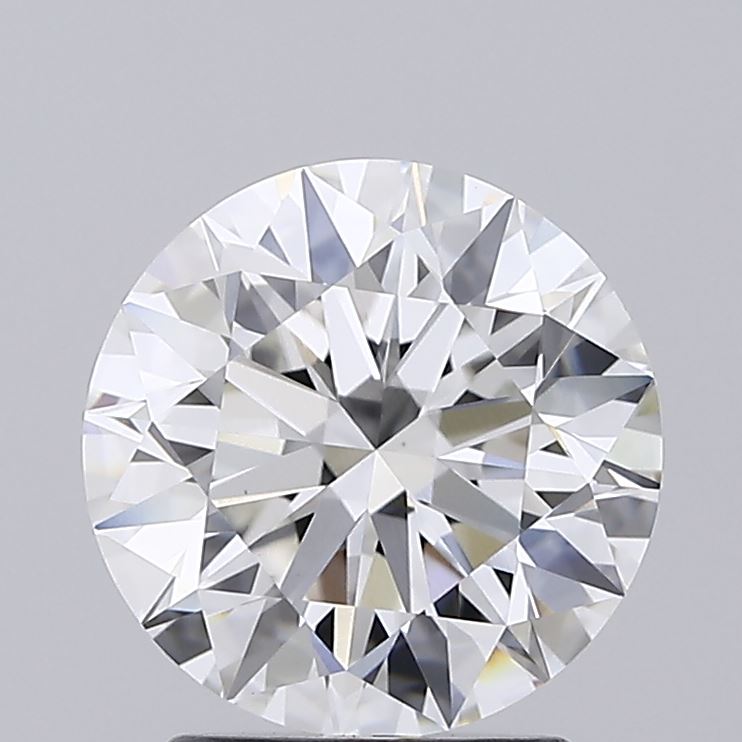 2.41 Carat Round Shaped, Ideal Cut, E Color, VVS2 Clarity, IGI Certified Lab Grown Diamond