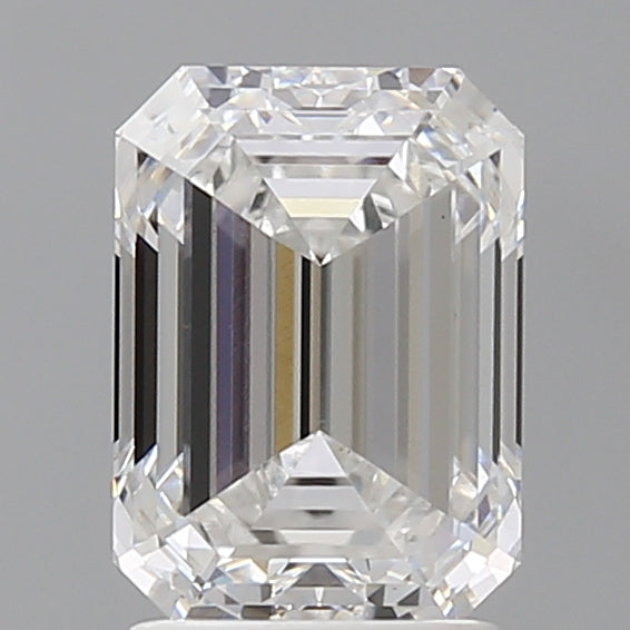 2.53 Carat Emerald Shaped, Ideal Cut, E Color, VVS2 Clarity, IGI Certified Lab Grown Diamond