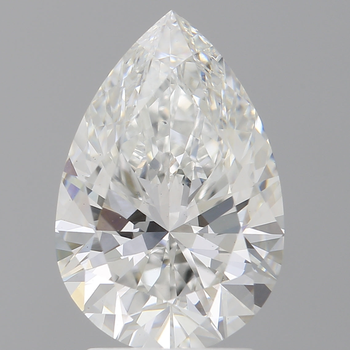 3.01 Carat Pear Shaped, Ideal Cut, F Color, VS1 Clarity, IGI Certified Lab Grown Diamond