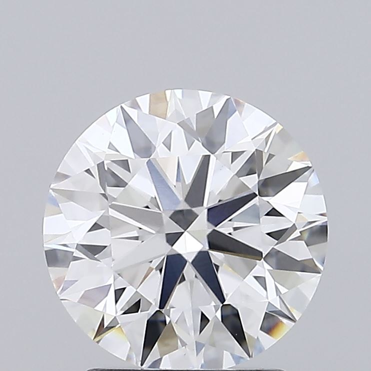 2.17 Carat Round Shaped, Ideal Cut, E Color, VVS2 Clarity, IGI Certified Lab Grown Diamond
