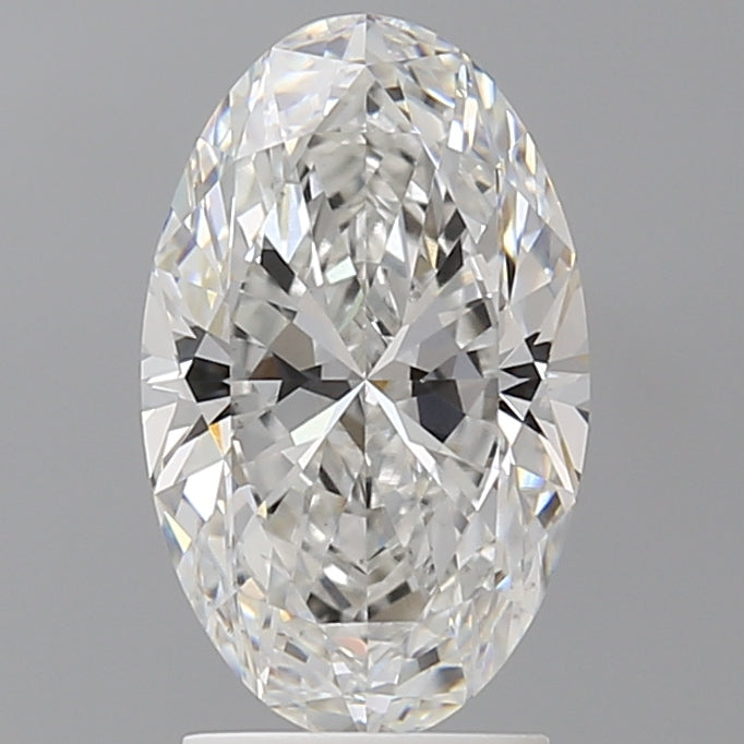 2.58 Carat Oval Shaped, Ideal Cut, F Color, VS2 Clarity, IGI Certified Lab Grown Diamond