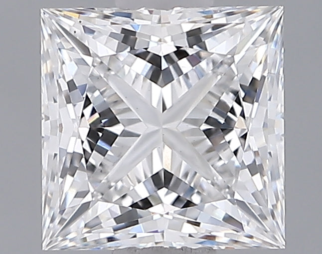 1.30 Carat Princess Shaped, Ideal Cut, D Color, VS1 Clarity, IGI Certified Lab Grown Diamond