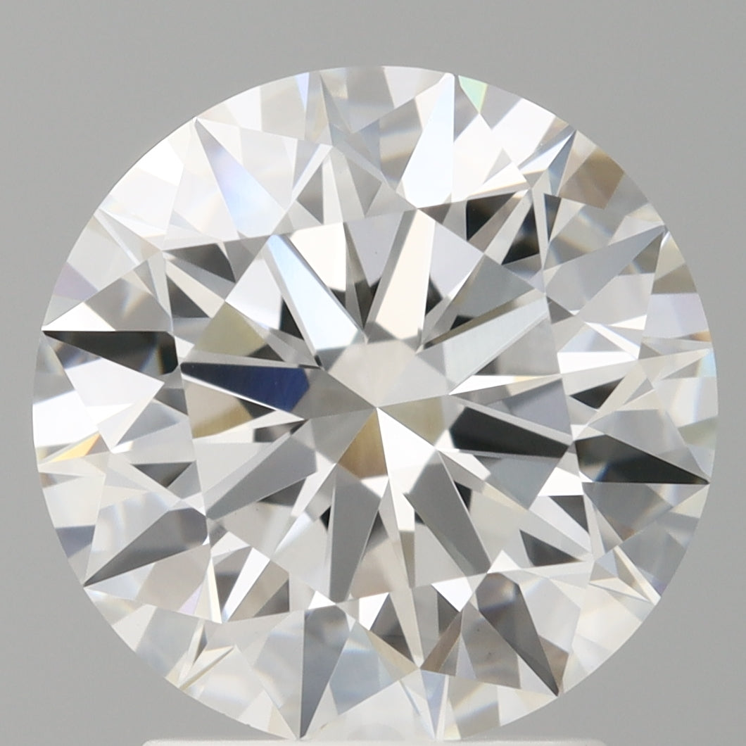 2.58 Carat Round Shaped, Ideal Cut, E Color, VVS2 Clarity, IGI Certified Lab Grown Diamond