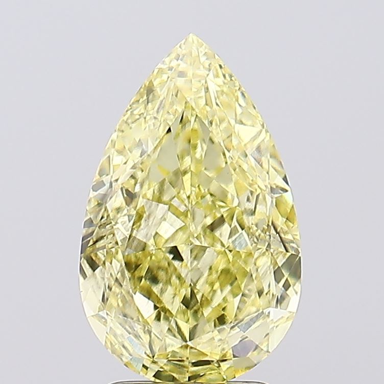 3.07 Carat Pear Shaped, Ideal Cut, SI1 Clarity, IGI Certified Lab Grown Diamond
