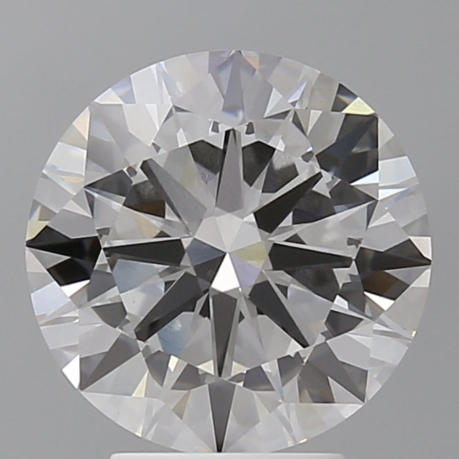 4.03 Carat Round Shaped, Excellent Cut, E Color, VVS2 Clarity, IGI Certified Lab Grown Diamond