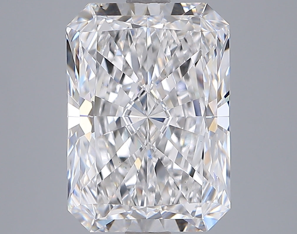 4.04 Carat Radiant Shaped, Excellent Cut, D Color, VS1 Clarity, IGI Certified Lab Grown Diamond