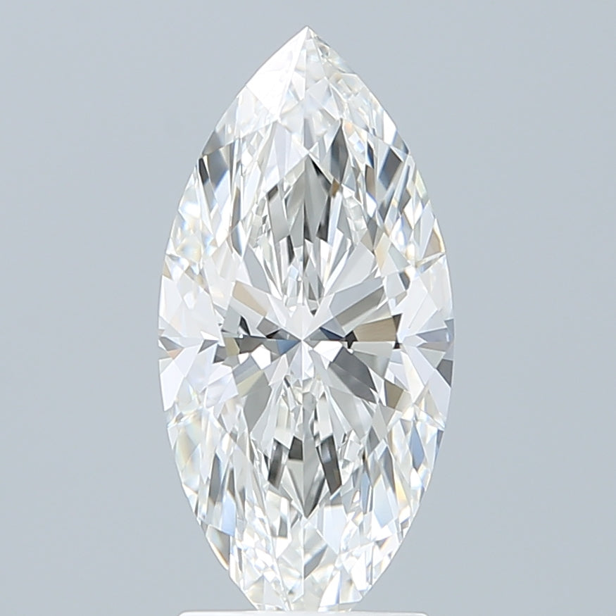 2.54 Carat Marquise Shaped, Ideal Cut, F Color, VVS2 Clarity, IGI Certified Lab Grown Diamond