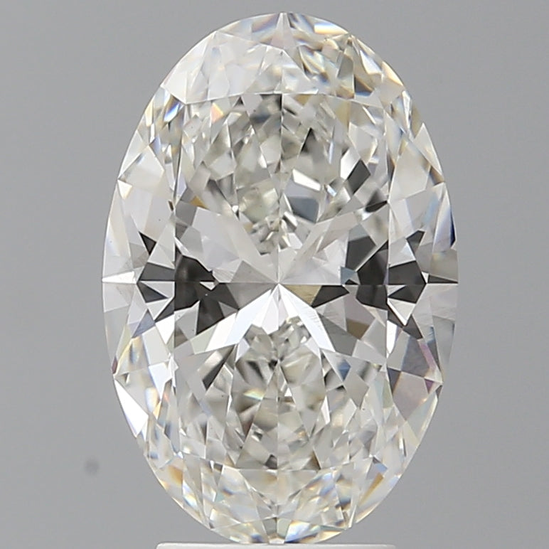 4.06 Carat Oval Shaped, Ideal Cut, F Color, VS2 Clarity, IGI Certified Lab Grown Diamond