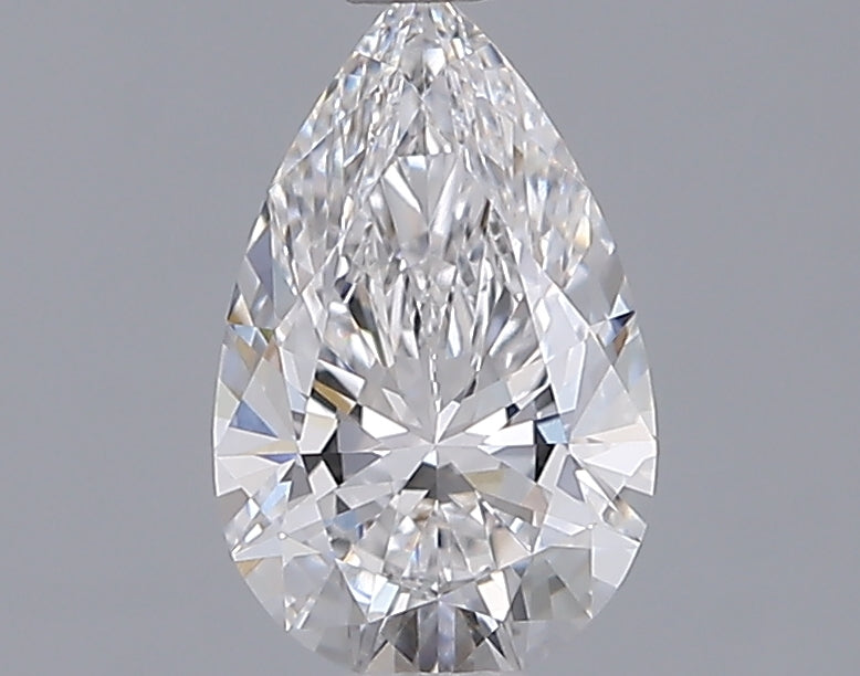 1.07 Carat Pear Shaped, Ideal Cut, D Color, VVS2 Clarity, IGI Certified Lab Grown Diamond
