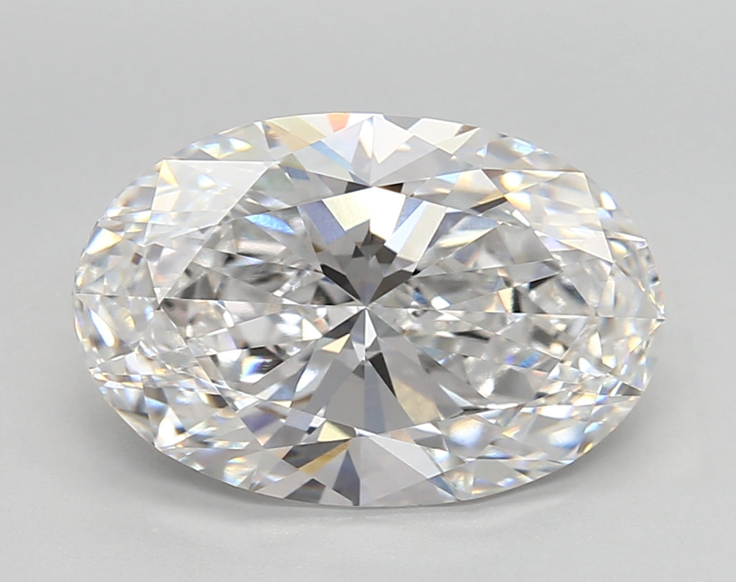 4.64 Carat Oval Shaped, Very Good Cut, D Color, VVS1 Clarity, IGI Certified Lab Grown Diamond