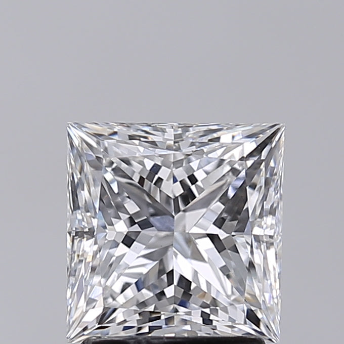 2.01 Carat Princess Shaped, Excellent Cut, E Color, VS1 Clarity, IGI Certified Lab Grown Diamond