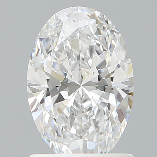 1.29 Carat Oval Shaped, Ideal Cut, D Color, VVS2 Clarity, IGI Certified Lab Grown Diamond