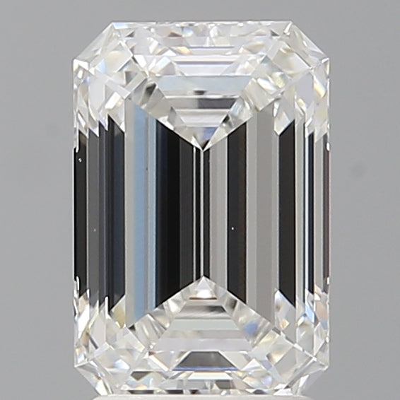 2.58 Carat Emerald Shaped, Ideal Cut, E Color, VS1 Clarity, IGI Certified Lab Grown Diamond