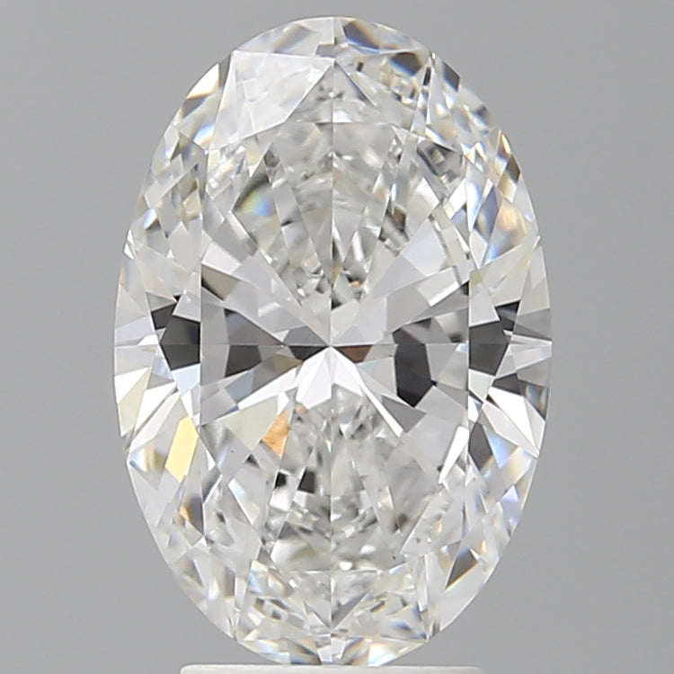 3.57 Carat Oval Shaped, Ideal Cut, F Color, VVS2 Clarity, IGI Certified Lab Grown Diamond