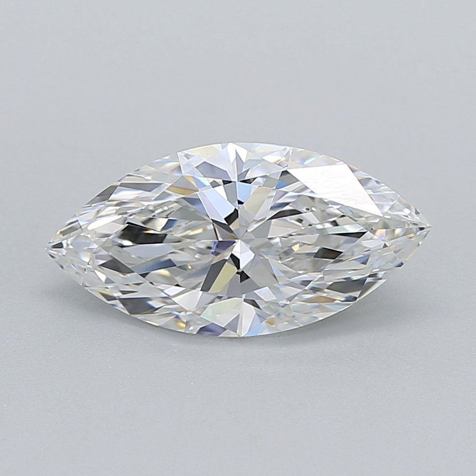 1.53 Carat Marquise Shaped, Ideal Cut, E Color, VVS1 Clarity, IGI Certified Lab Grown Diamond