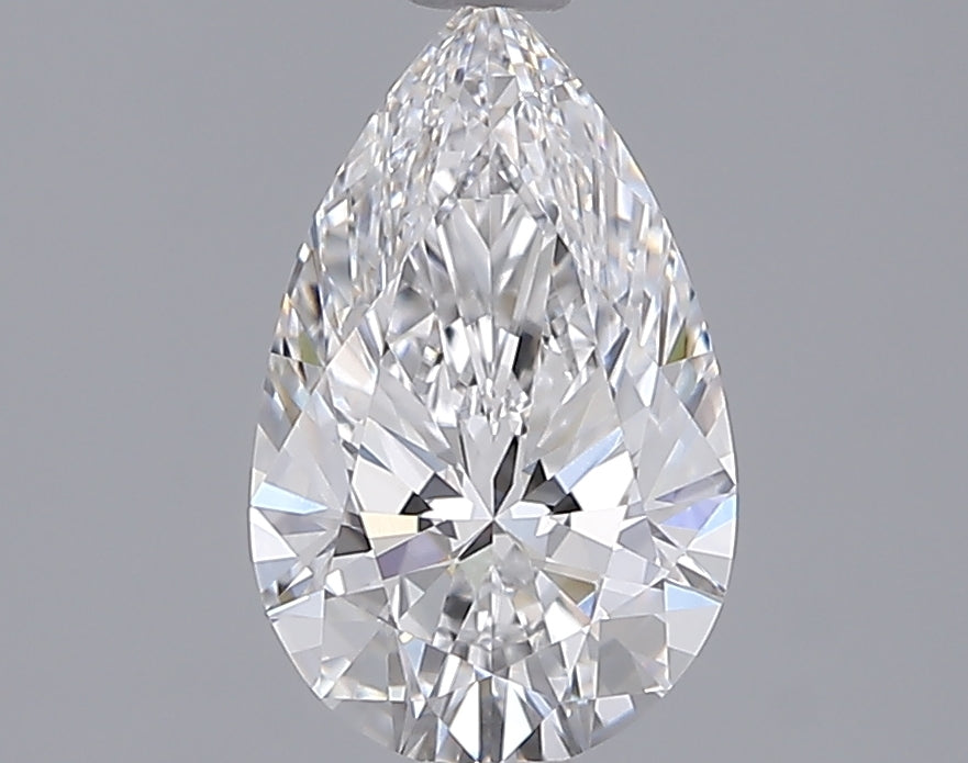 1.50 Carat Pear Shaped, Ideal Cut, D Color, VVS2 Clarity, IGI Certified Lab Grown Diamond