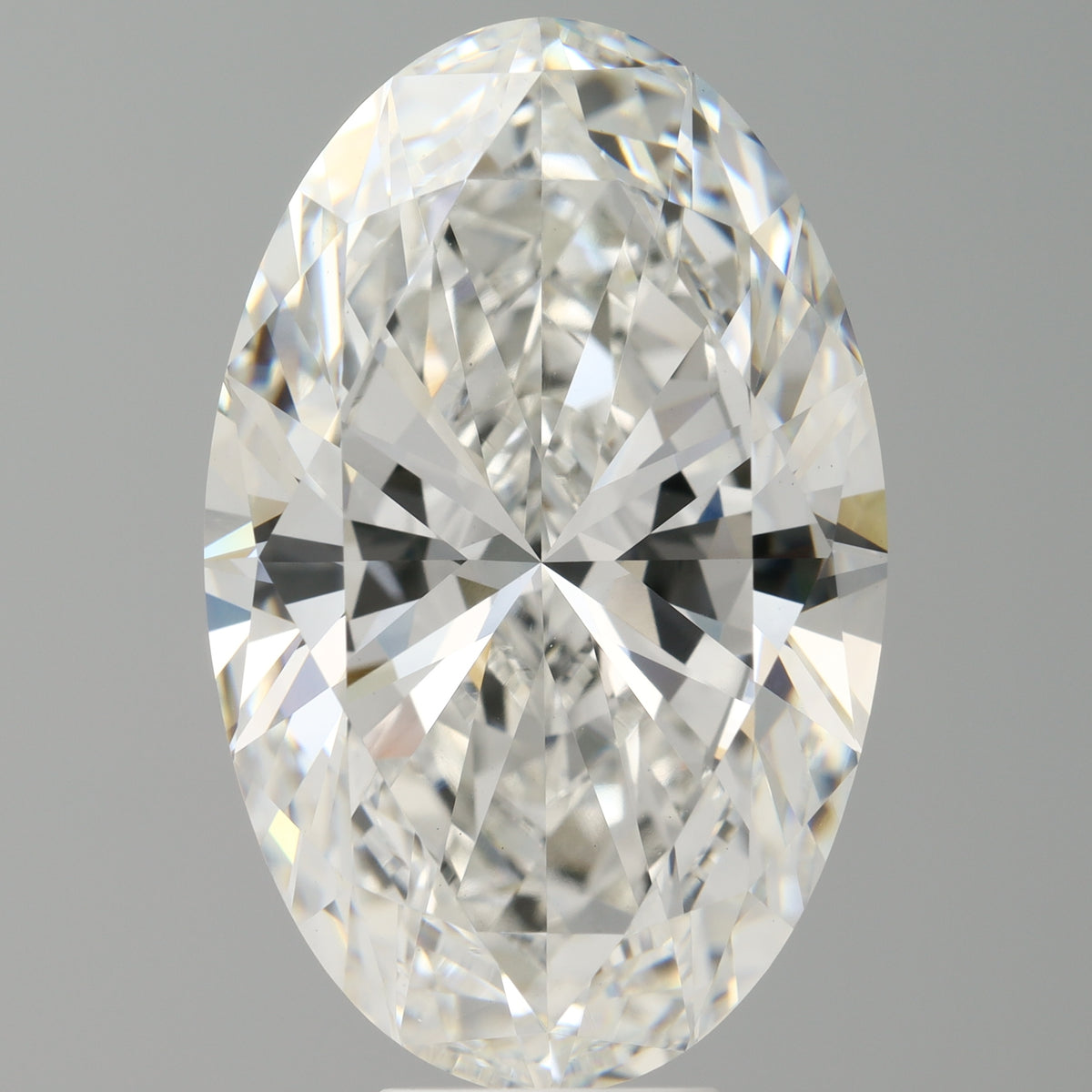 10.10 Carat Oval Shaped, Ideal Cut, F Color, VVS2 Clarity, IGI Certified Lab Grown Diamond