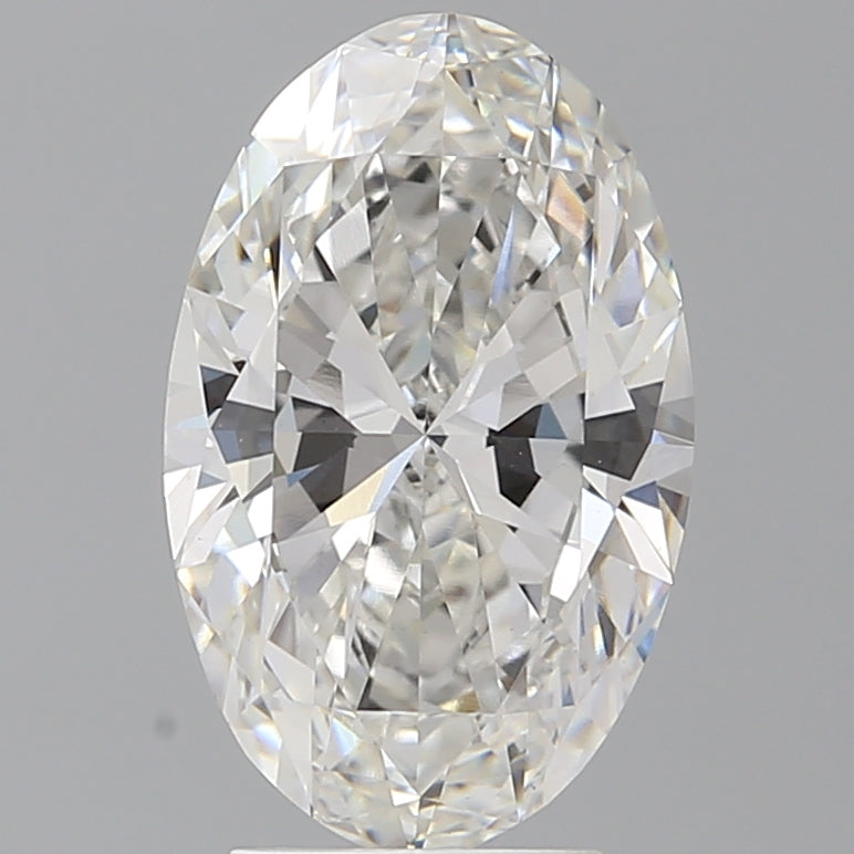 3.60 Carat Oval Shaped, Ideal Cut, F Color, VVS2 Clarity, IGI Certified Lab Grown Diamond