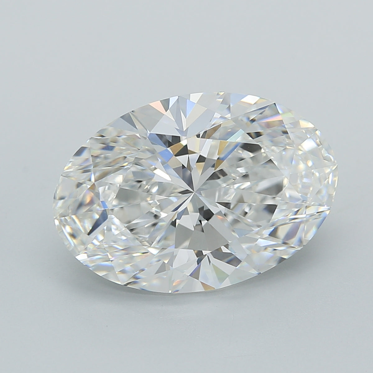 6.07 Carat Oval Shaped, Excellent Cut, E Color, VVS2 Clarity, IGI Certified Lab Grown Diamond