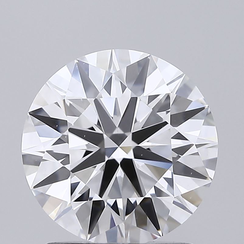 1.54 Carat Round Shaped, Ideal Cut, D Color, VS1 Clarity, IGI Certified Lab Grown Diamond
