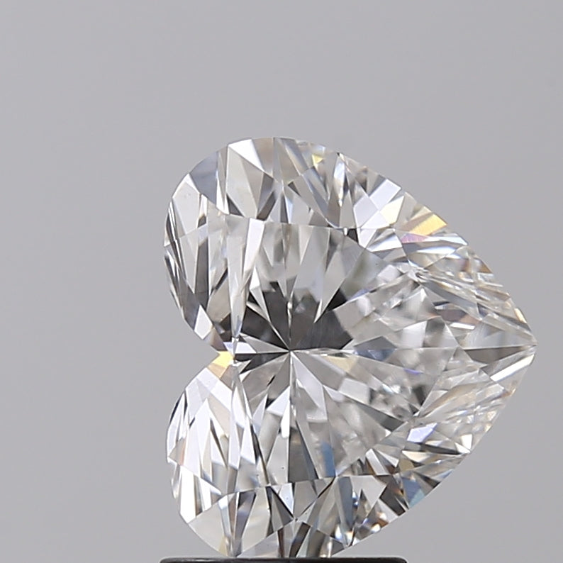 3.26 Carat Heart Shaped, Ideal Cut, F Color, VS1 Clarity, IGI Certified Lab Grown Diamond