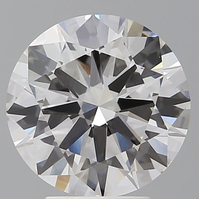 4.00 Carat Round Shaped, Excellent Cut, E Color, VVS2 Clarity, IGI Certified Lab Grown Diamond