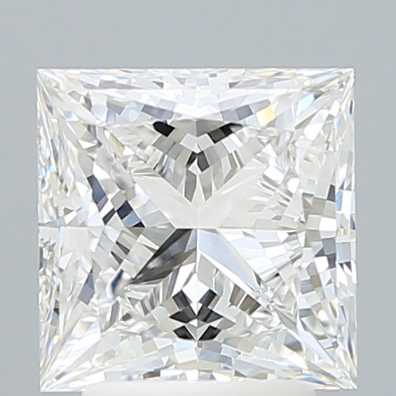 3.10 Carat Princess Shaped, Excellent Cut, E Color, VVS2 Clarity, IGI Certified Lab Grown Diamond