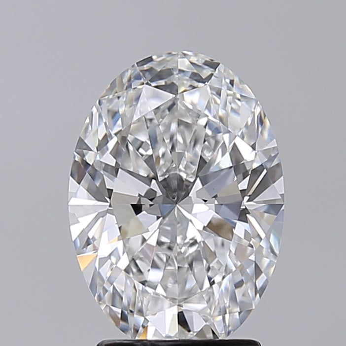 2.50 Carat Oval Shaped, Excellent Cut, D Color, VVS2 Clarity, IGI Certified Lab Grown Diamond