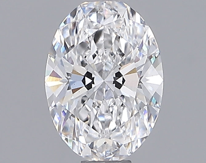 0.93 Carat Oval Shaped, Ideal Cut, D Color, VS1 Clarity, IGI Certified Lab Grown Diamond