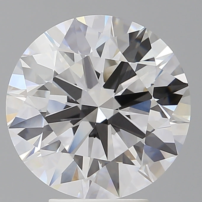 5.05 Carat Round Shaped, Excellent Cut, F Color, VVS2 Clarity, IGI Certified Lab Grown Diamond